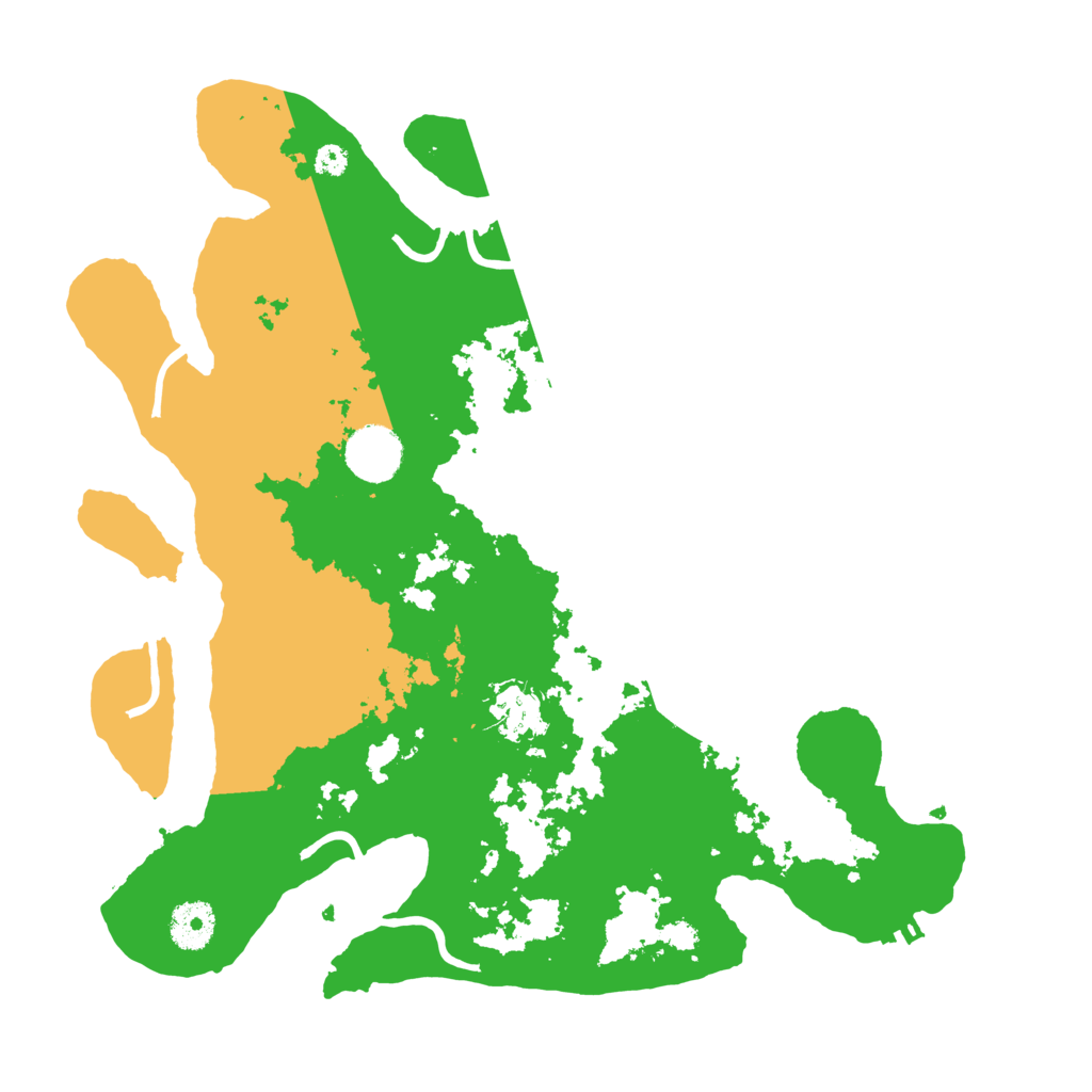 Biome Rust Map: Procedural Map, Size: 3500, Seed: 1126843804