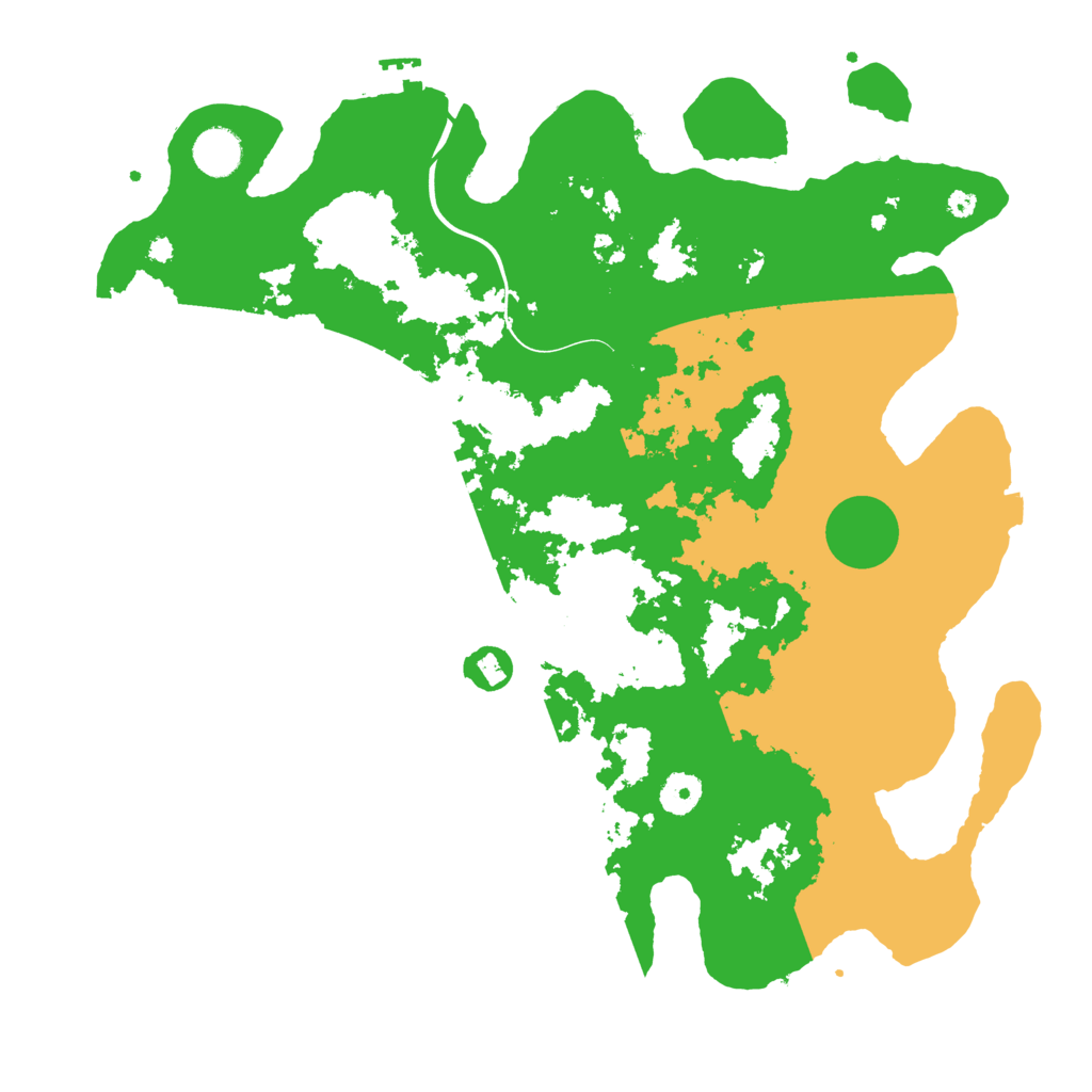 Biome Rust Map: Procedural Map, Size: 3950, Seed: 600257545