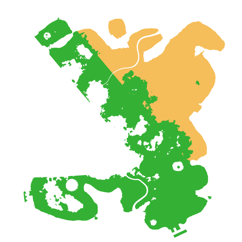 Biome Rust Map: Procedural Map, Size: 3500, Seed: 34566923