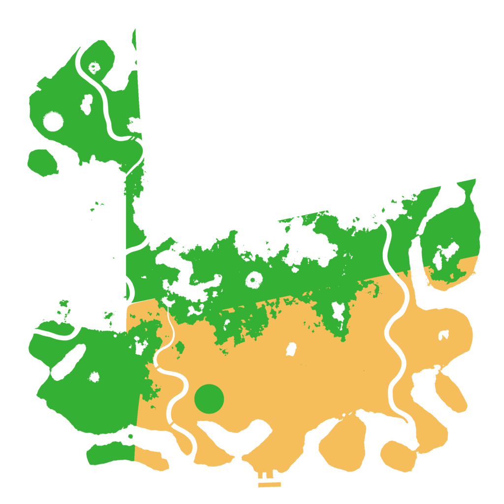 Biome Rust Map: Procedural Map, Size: 4500, Seed: 5345345