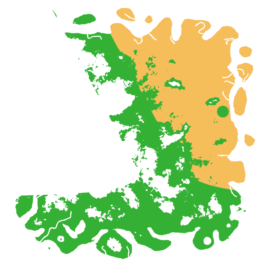 Biome Rust Map: Procedural Map, Size: 6000, Seed: 4445