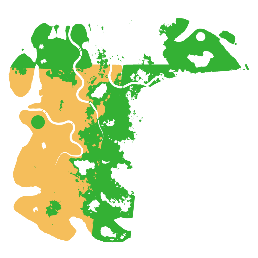 Biome Rust Map: Procedural Map, Size: 5000, Seed: 1074362728