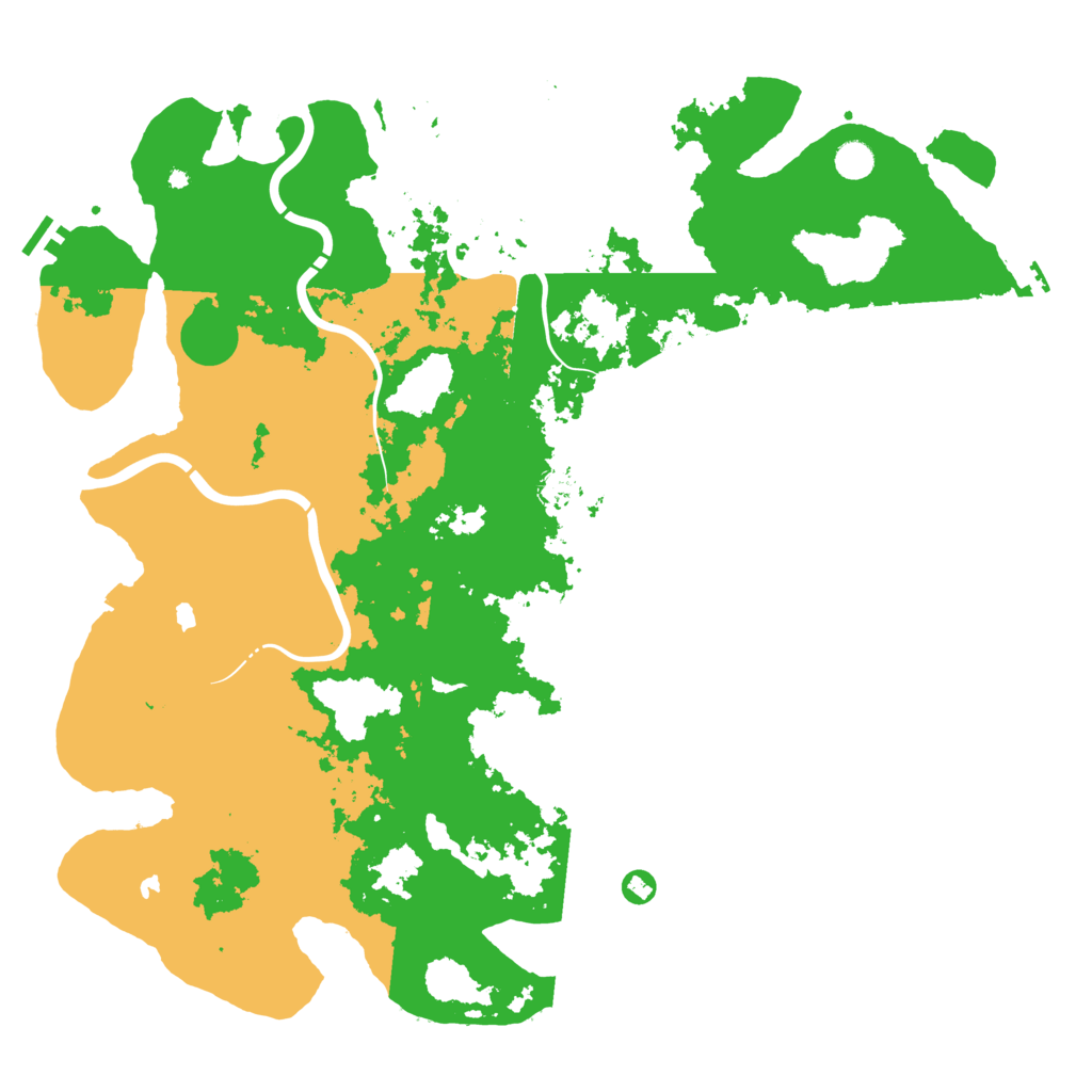 Biome Rust Map: Procedural Map, Size: 5000, Seed: 1074362728