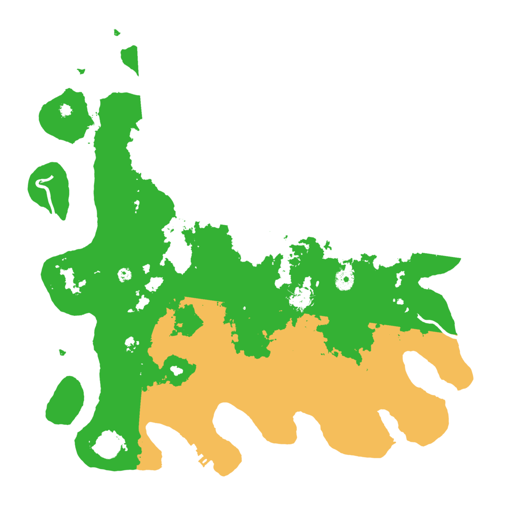 Biome Rust Map: Procedural Map, Size: 3800, Seed: 91354686