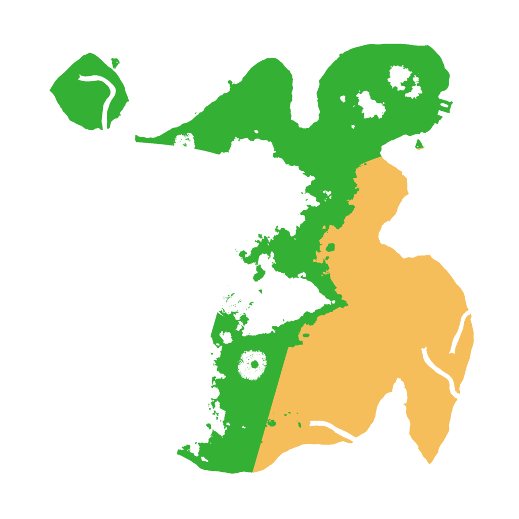 Biome Rust Map: Procedural Map, Size: 2700, Seed: 27