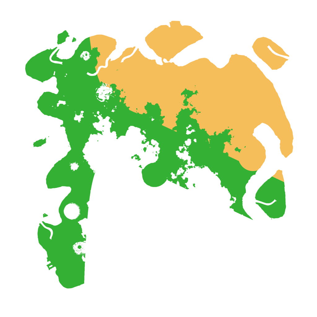 Biome Rust Map: Procedural Map, Size: 3500, Seed: 3022022