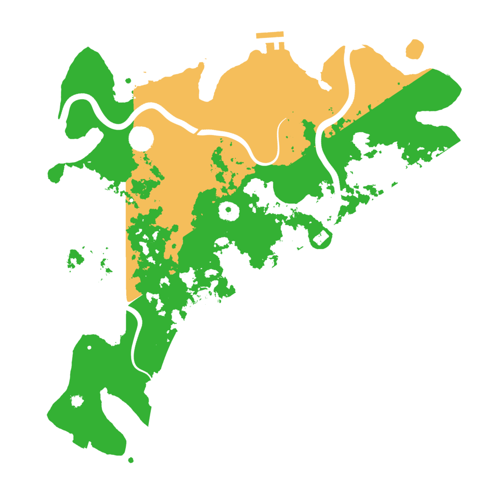 Biome Rust Map: Procedural Map, Size: 3700, Seed: 1887703612