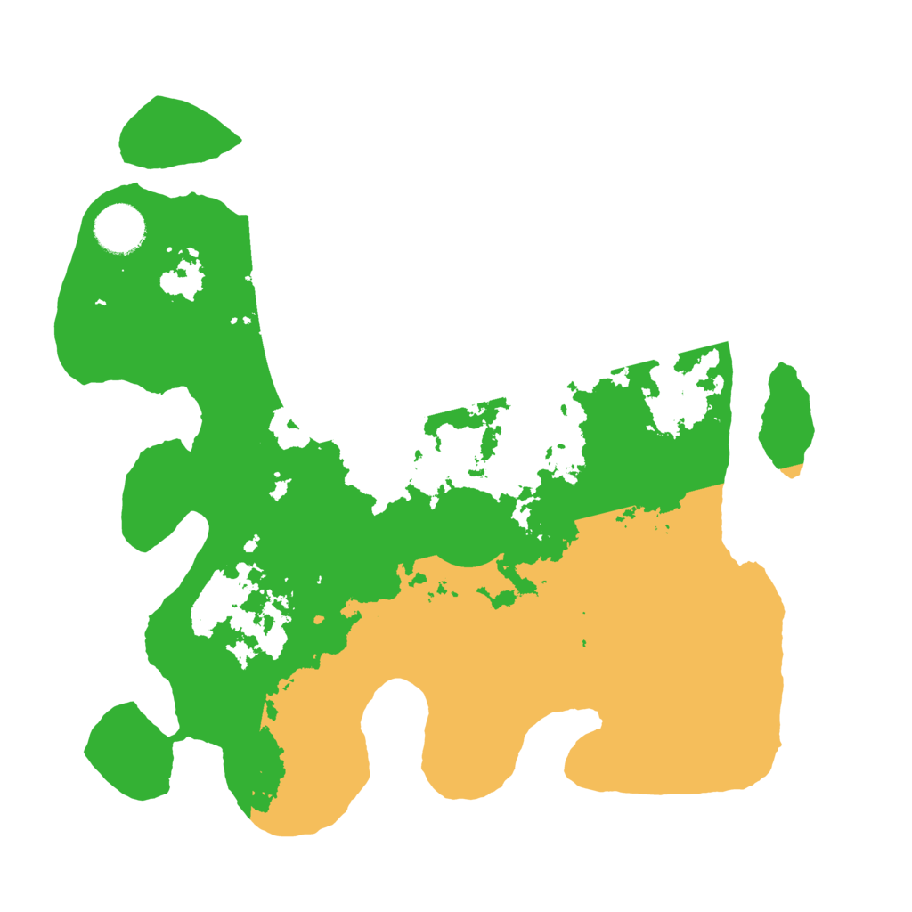 Biome Rust Map: Barren, Size: 3200, Seed: 1