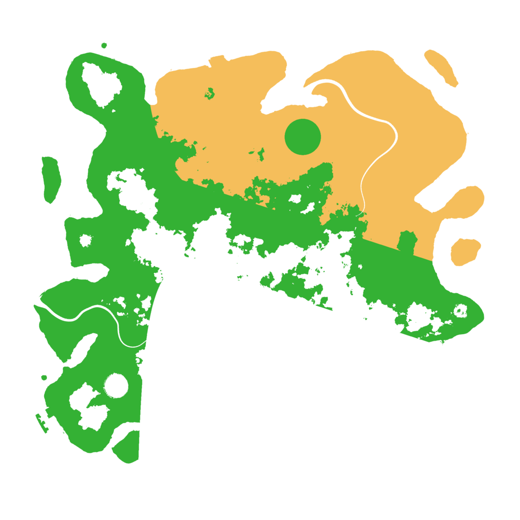 Biome Rust Map: Procedural Map, Size: 3800, Seed: 28505681