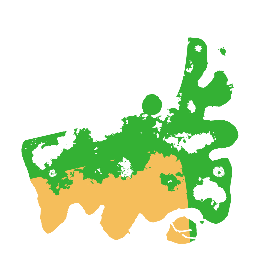 Biome Rust Map: Procedural Map, Size: 3500, Seed: 1775445049