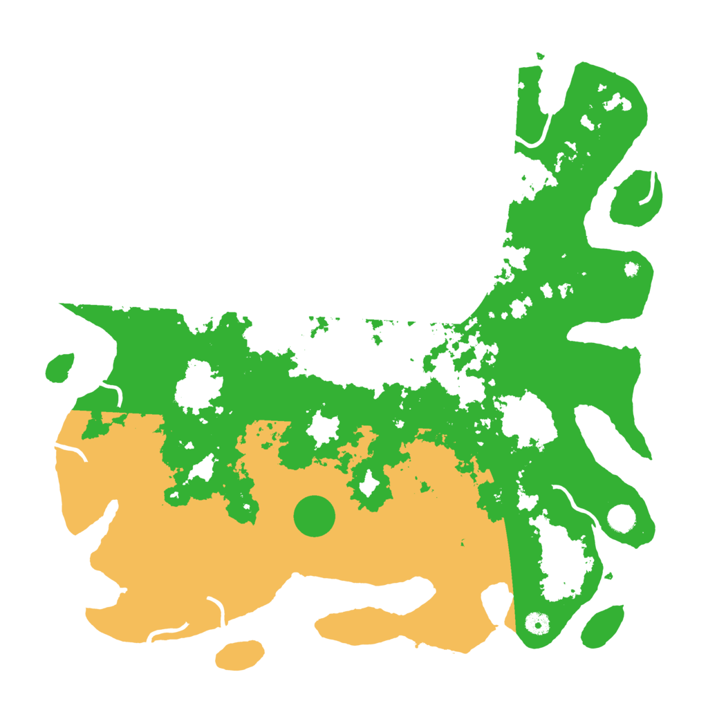 Biome Rust Map: Procedural Map, Size: 4500, Seed: 5251294