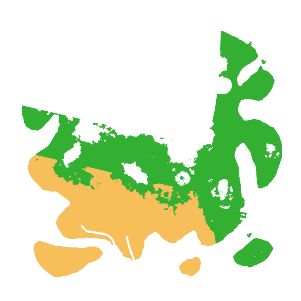 Biome Rust Map: Procedural Map, Size: 3200, Seed: 7400067