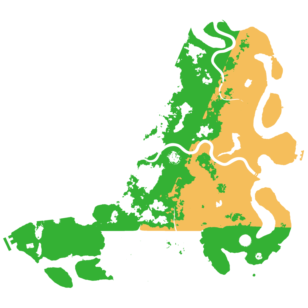 Biome Rust Map: Procedural Map, Size: 4500, Seed: 17693