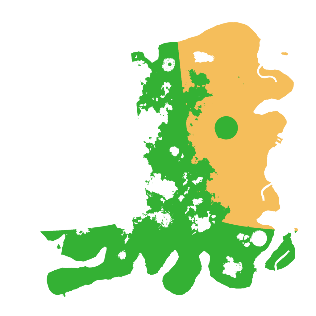 Biome Rust Map: Procedural Map, Size: 3600, Seed: 194979079