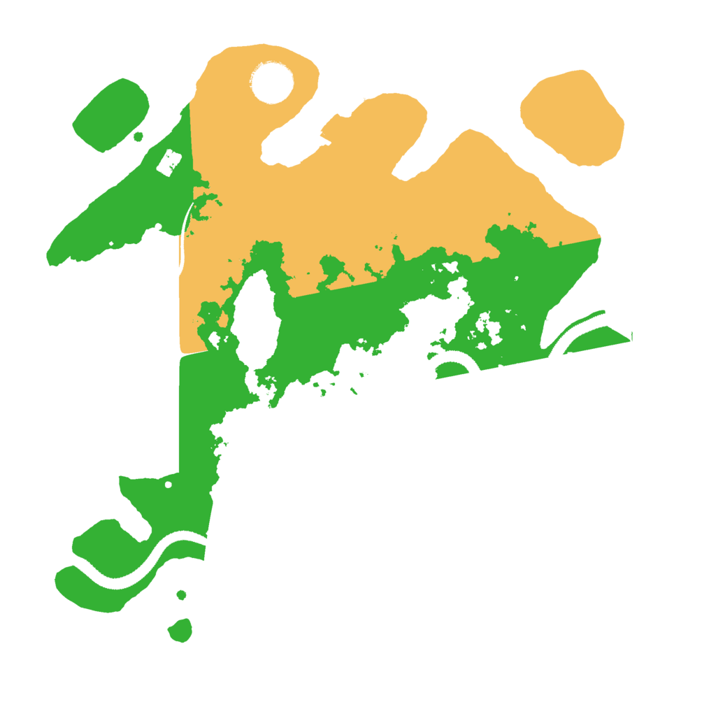 Biome Rust Map: Procedural Map, Size: 3000, Seed: 94322