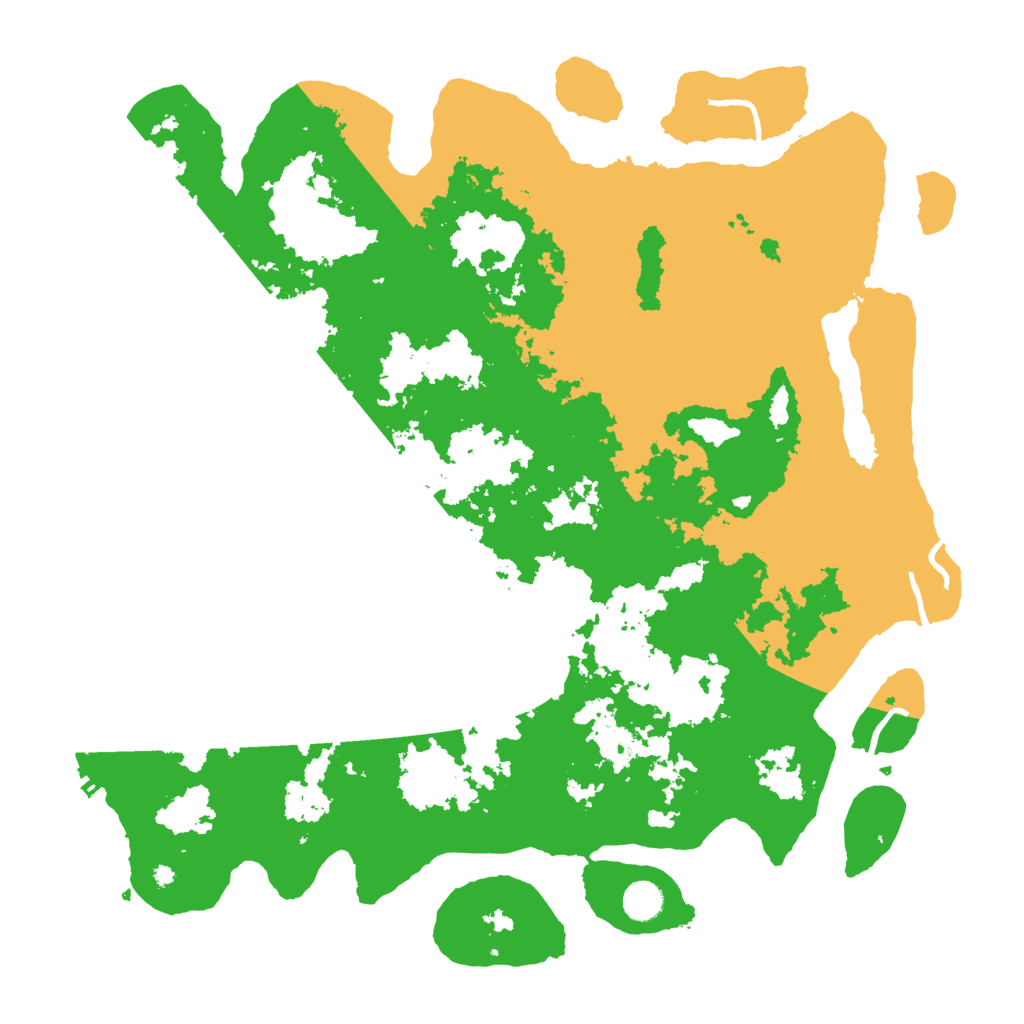 Biome Rust Map: Procedural Map, Size: 4500, Seed: 2026454