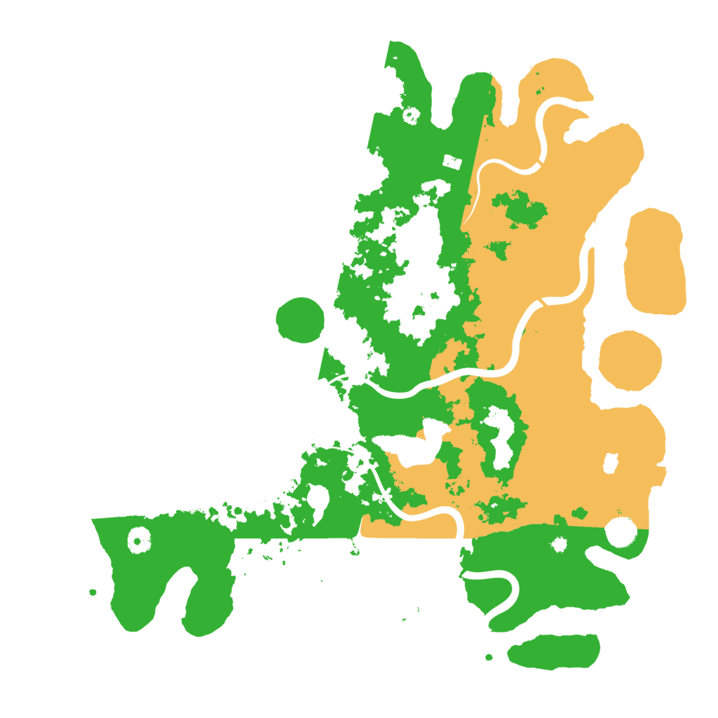 Biome Rust Map: Procedural Map, Size: 4200, Seed: 85828238