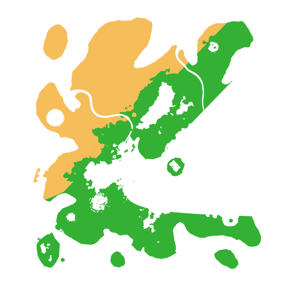 Biome Rust Map: Procedural Map, Size: 3000, Seed: 1160586071