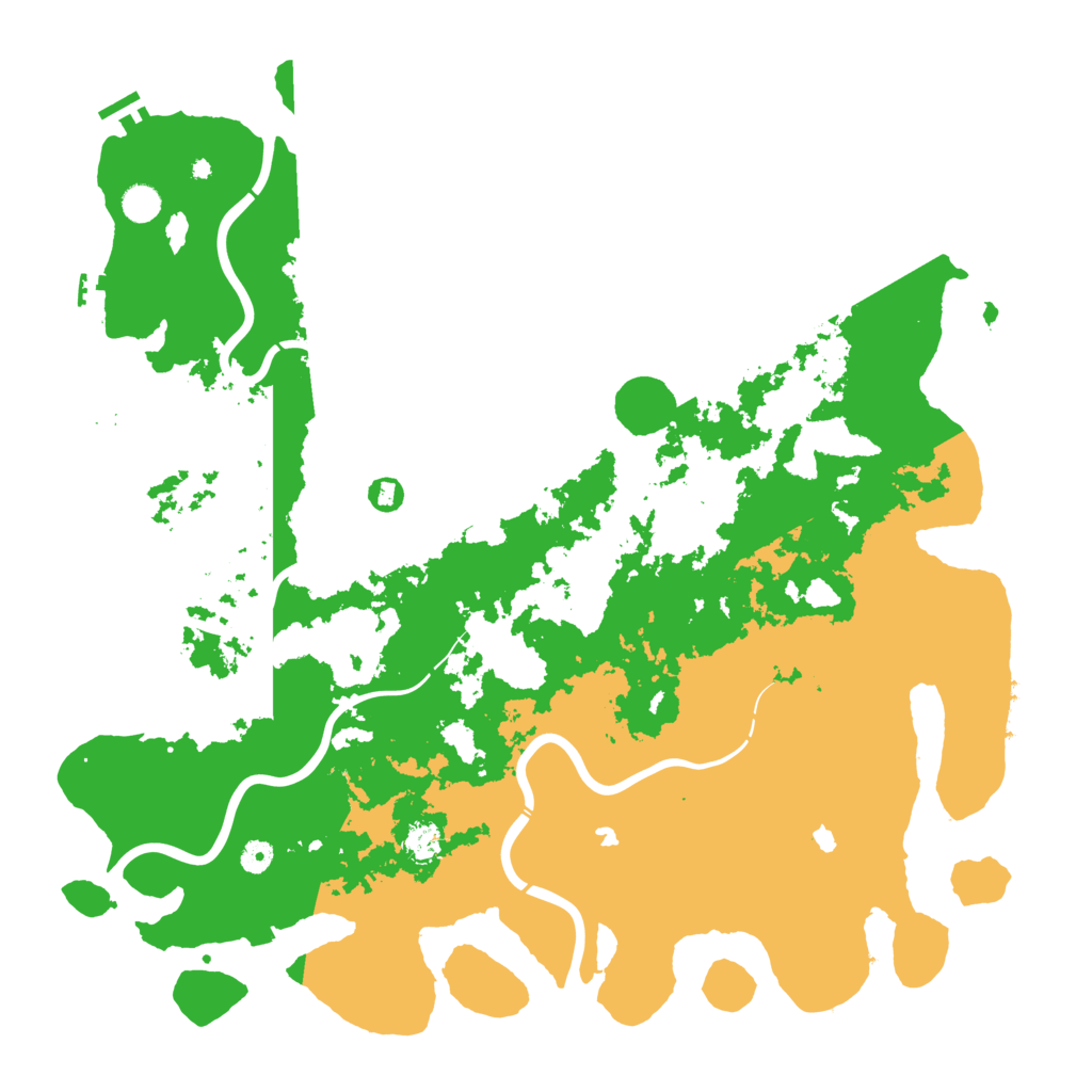 Biome Rust Map: Procedural Map, Size: 5000, Seed: 345423