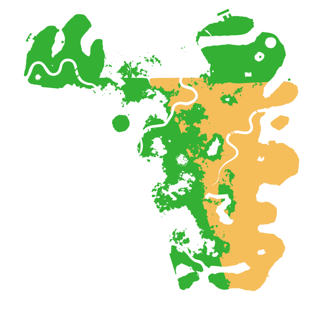 Biome Rust Map: Procedural Map, Size: 5000, Seed: 1055647141