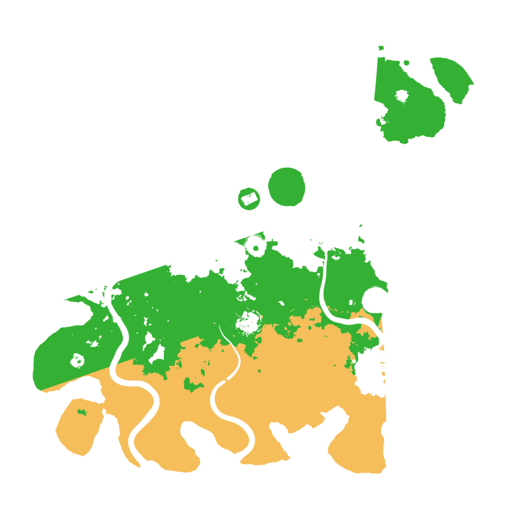 Biome Rust Map: Procedural Map, Size: 3800, Seed: 6541651