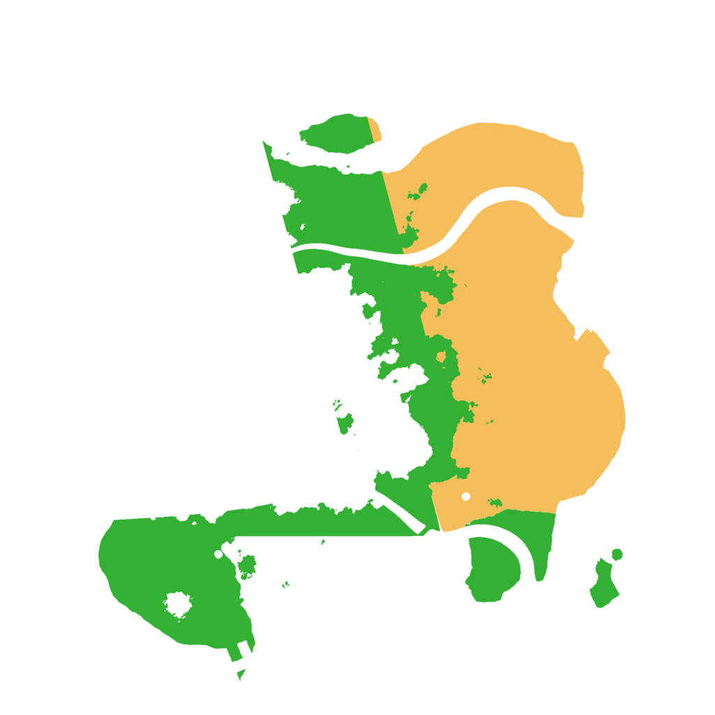 Biome Rust Map: Procedural Map, Size: 2500, Seed: 6011518