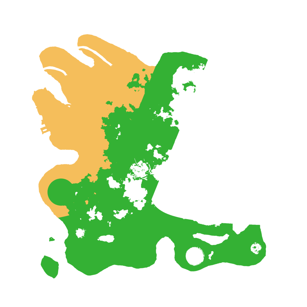 Biome Rust Map: Procedural Map, Size: 3000, Seed: 35978762