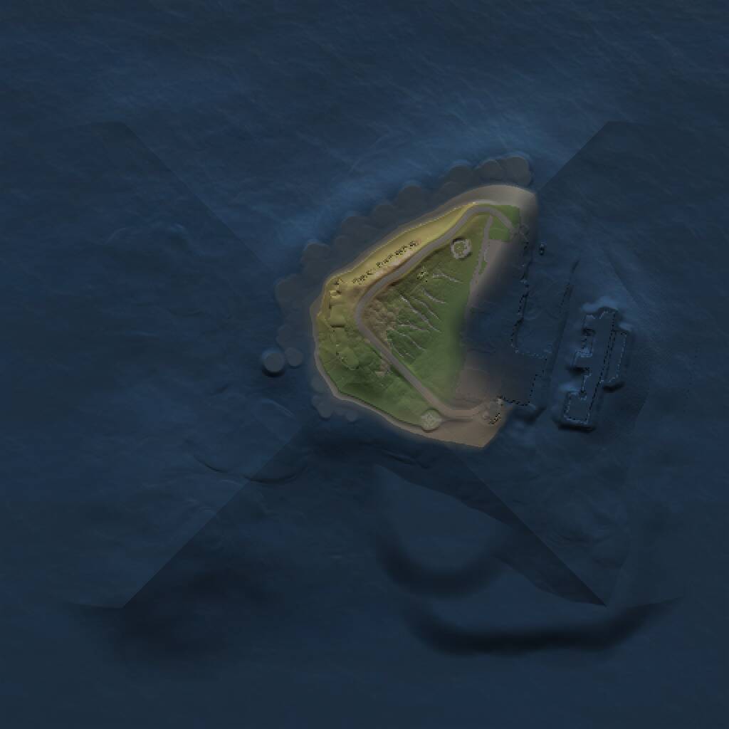 Rust Map: Procedural Map, Size: 1000, Seed: 54833037, 2 Monuments