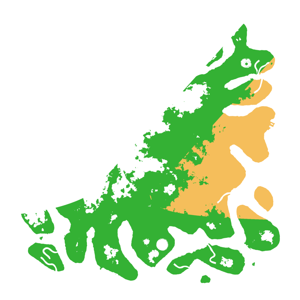 Biome Rust Map: Procedural Map, Size: 4500, Seed: 416941709