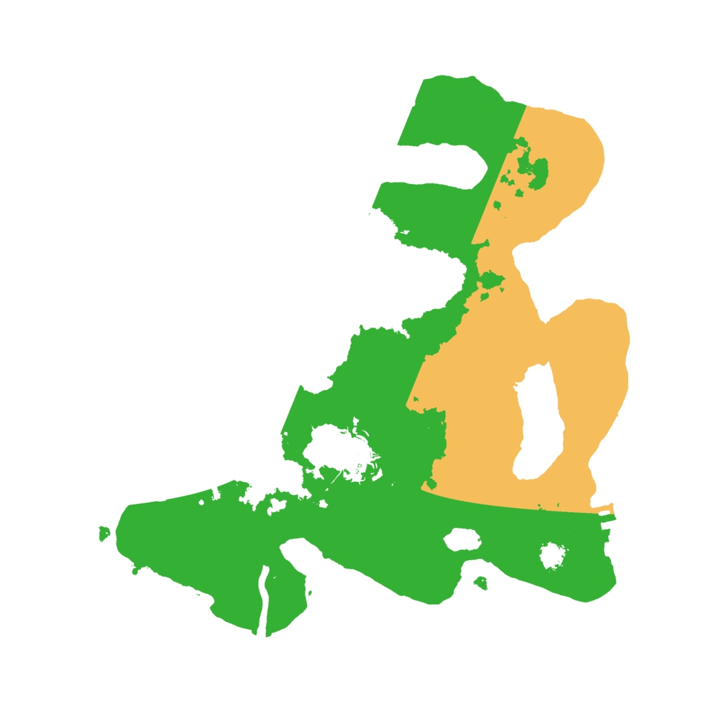 Biome Rust Map: Procedural Map, Size: 2500, Seed: 1689169513