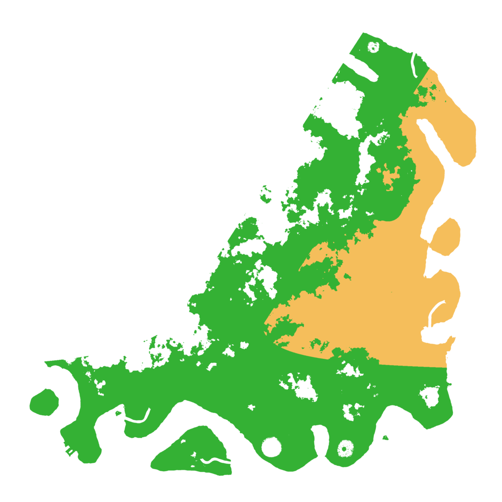 Biome Rust Map: Procedural Map, Size: 4500, Seed: 1301513063
