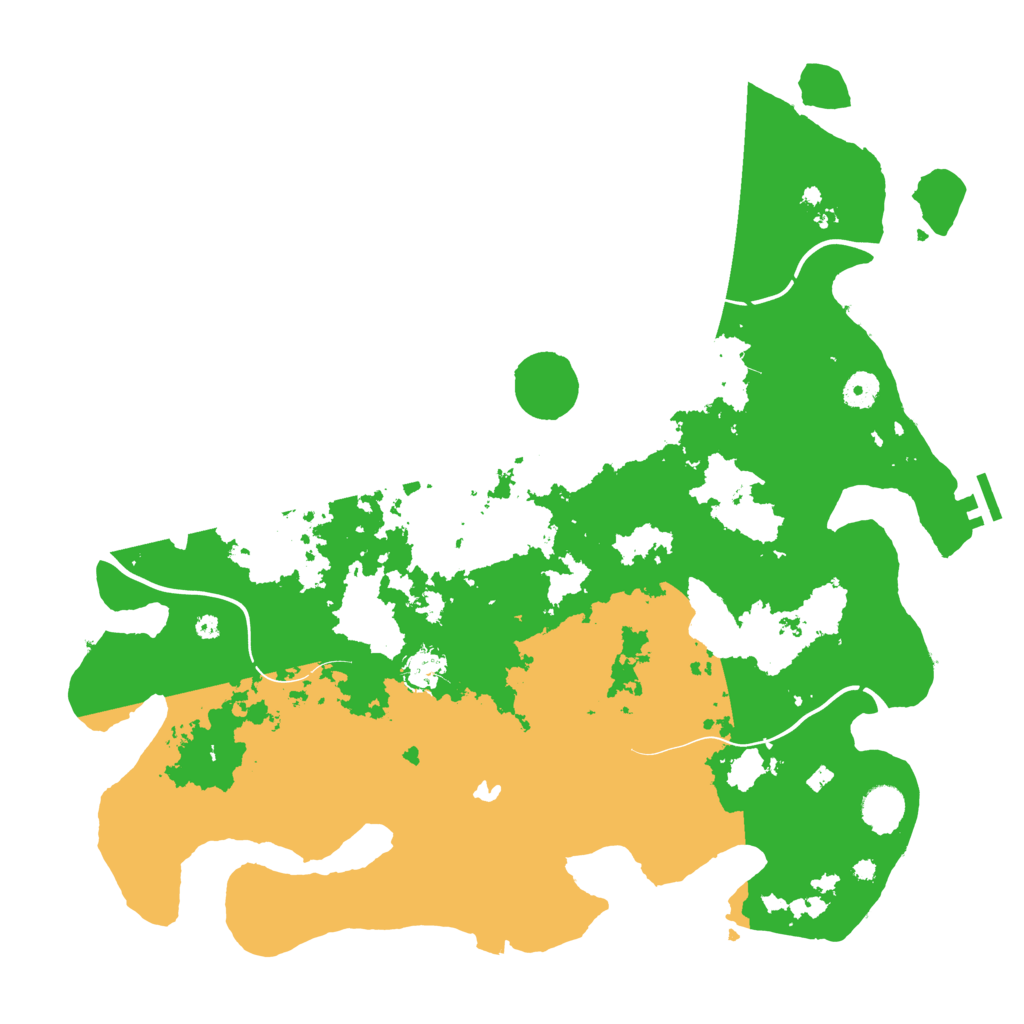Biome Rust Map: Procedural Map, Size: 4250, Seed: 597516707