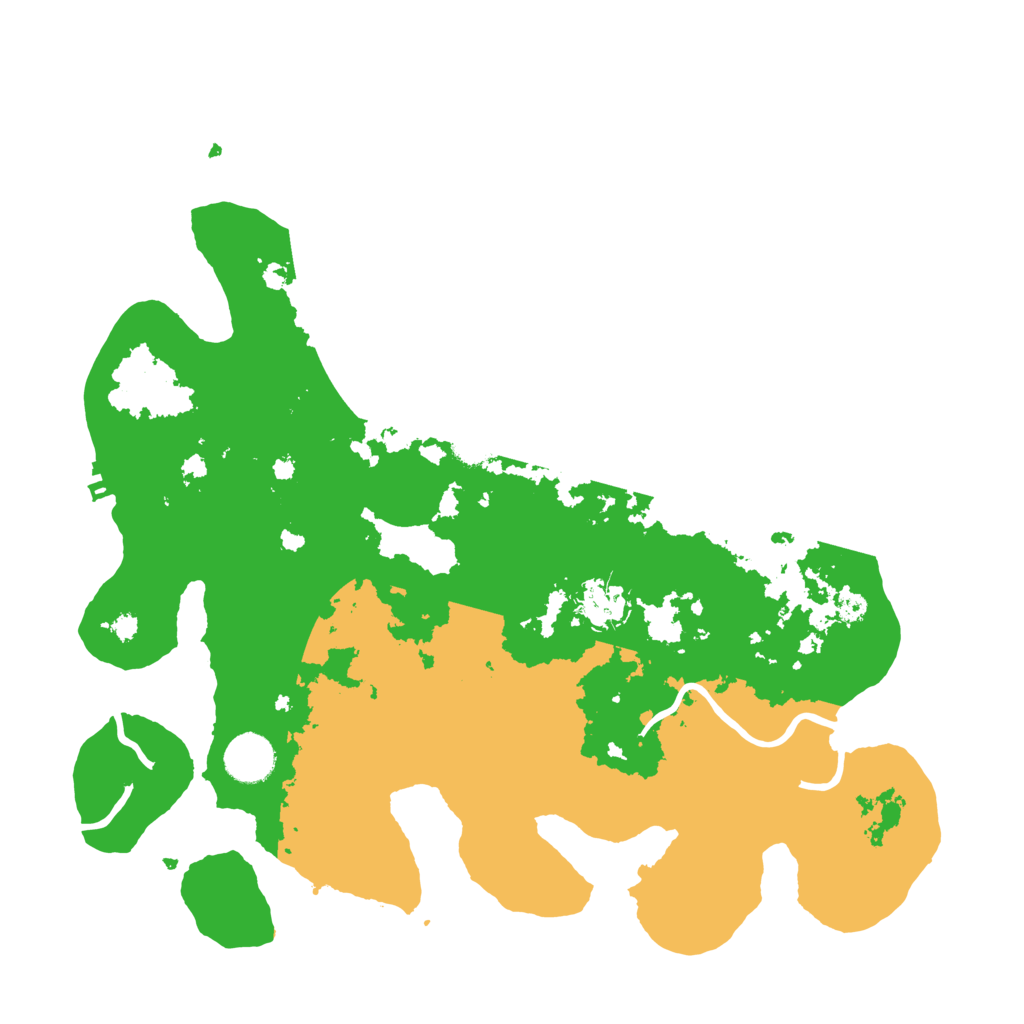 Biome Rust Map: Procedural Map, Size: 3600, Seed: 46512651