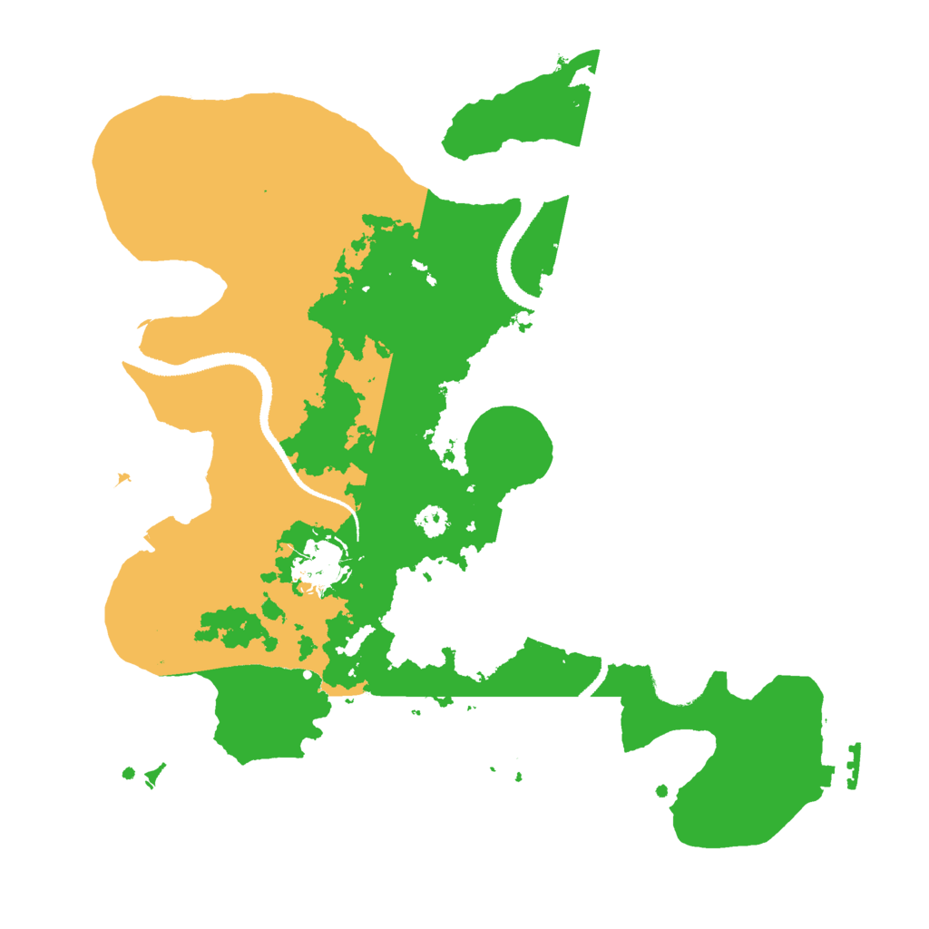Biome Rust Map: Procedural Map, Size: 3000, Seed: 1795010673