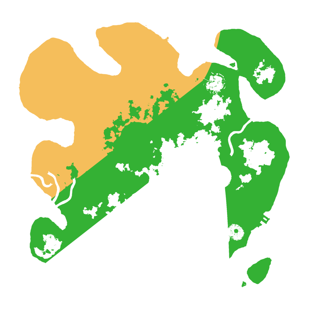 Biome Rust Map: Procedural Map, Size: 3000, Seed: 1091117903