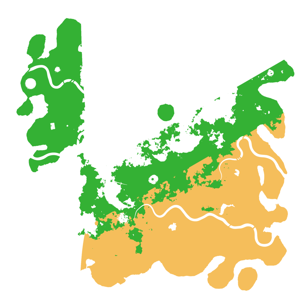 Biome Rust Map: Procedural Map, Size: 5000, Seed: 941024
