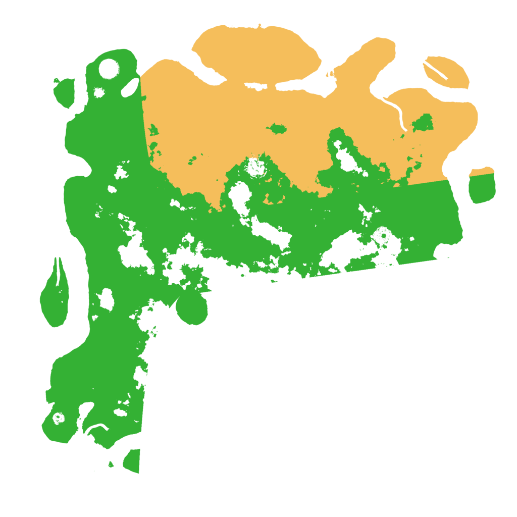 Biome Rust Map: Procedural Map, Size: 4500, Seed: 1343300922