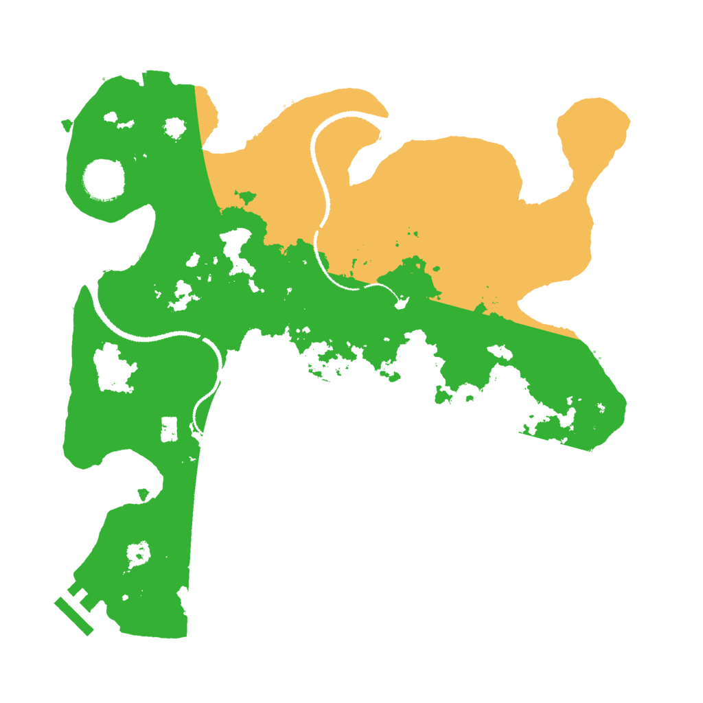 Biome Rust Map: Procedural Map, Size: 3000, Seed: 1554643623