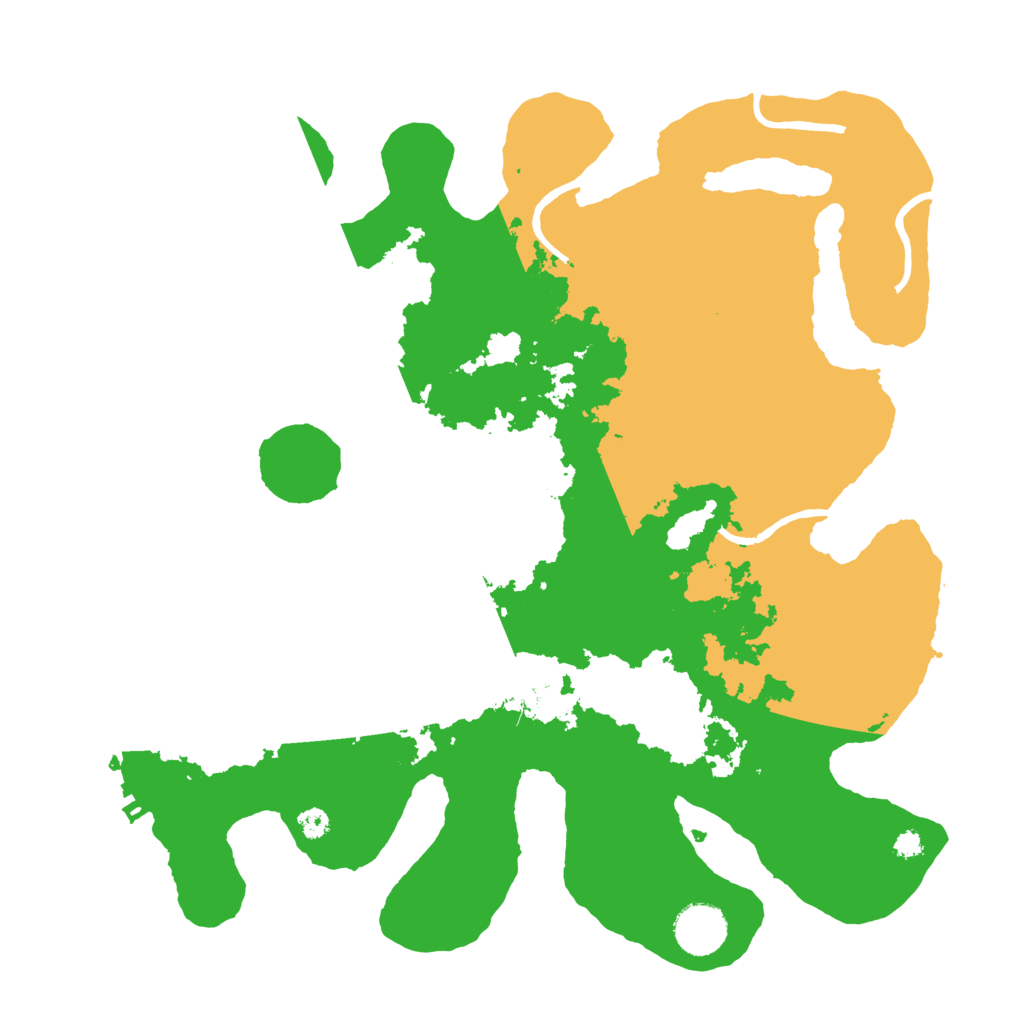 Biome Rust Map: Procedural Map, Size: 3500, Seed: 2012197891