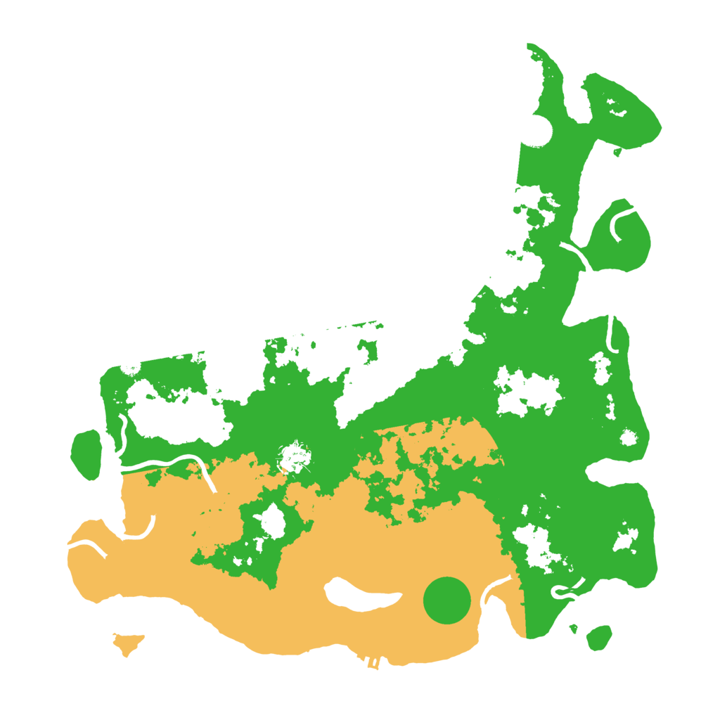 Biome Rust Map: Procedural Map, Size: 4000, Seed: 1355135986
