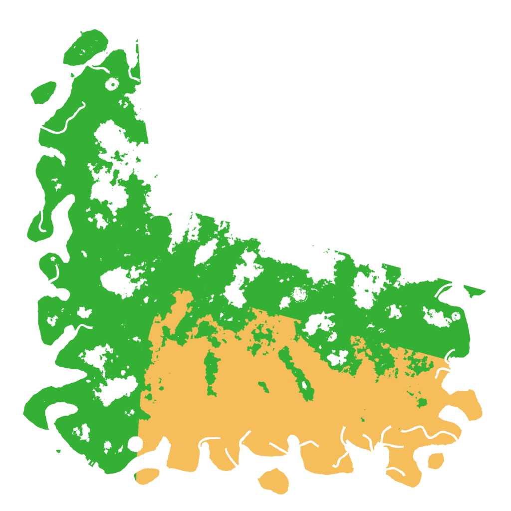 Biome Rust Map: Procedural Map, Size: 6000, Seed: 14534678