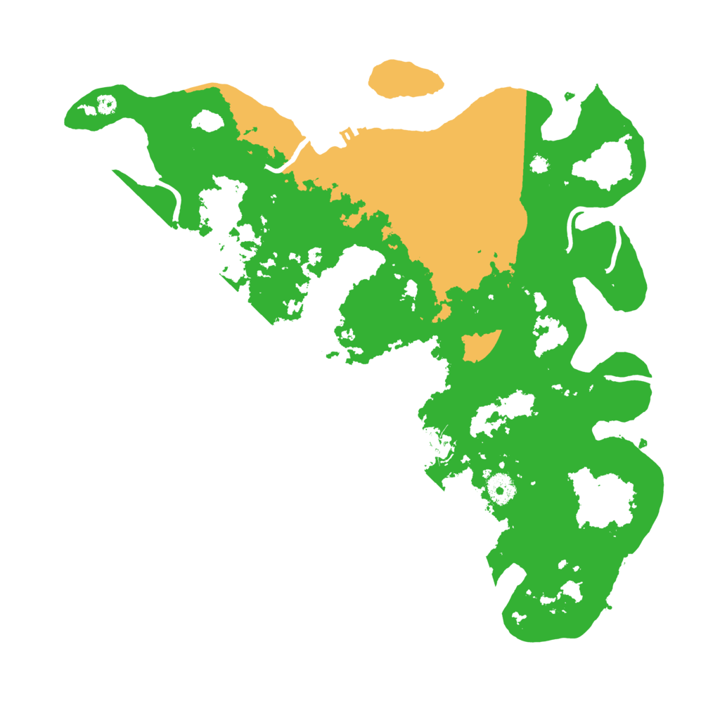 Biome Rust Map: Procedural Map, Size: 3700, Seed: 5748787