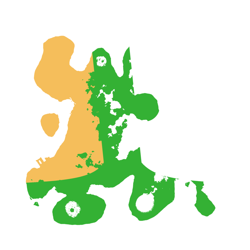 Biome Rust Map: Procedural Map, Size: 2500, Seed: 3004349