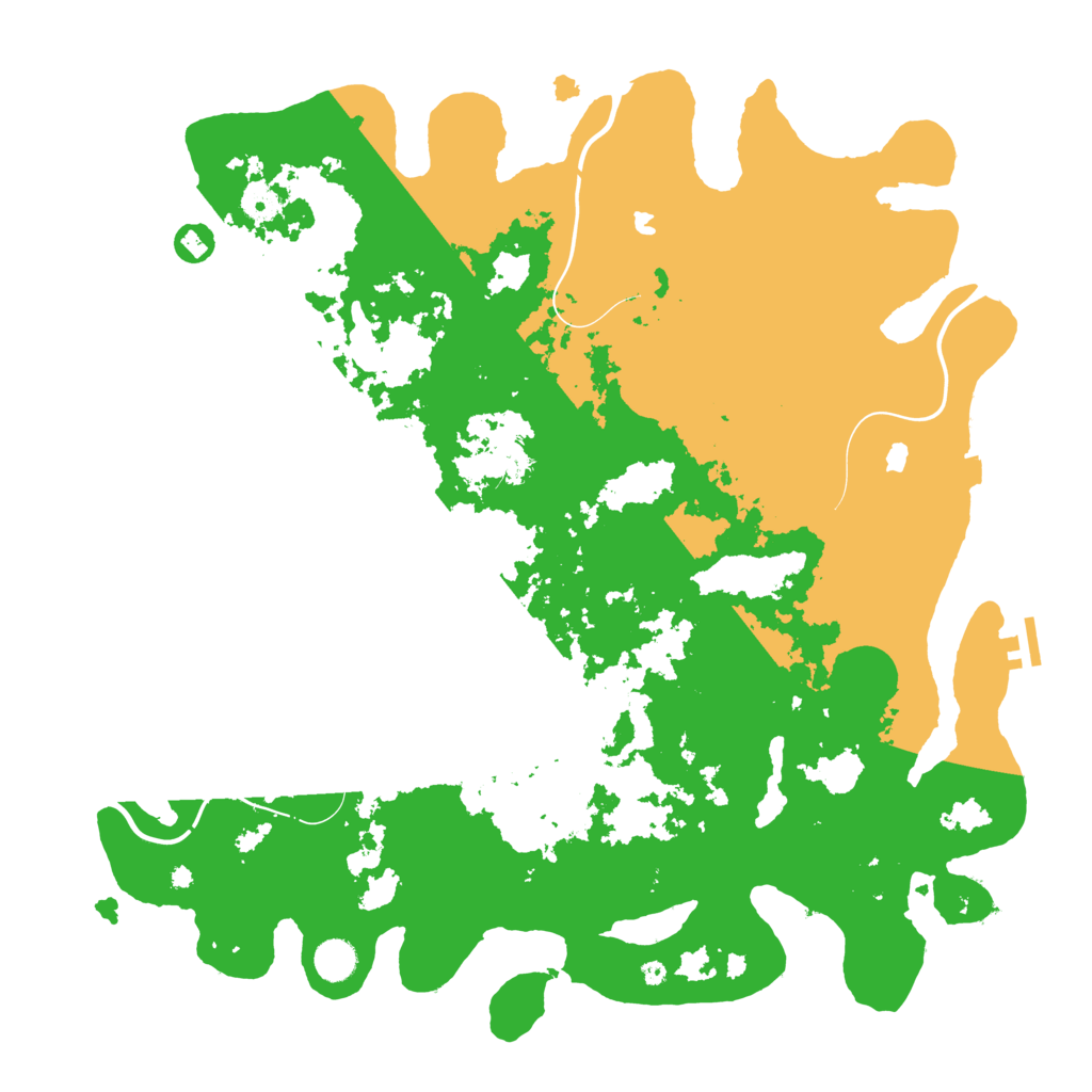 Biome Rust Map: Procedural Map, Size: 4500, Seed: 3528
