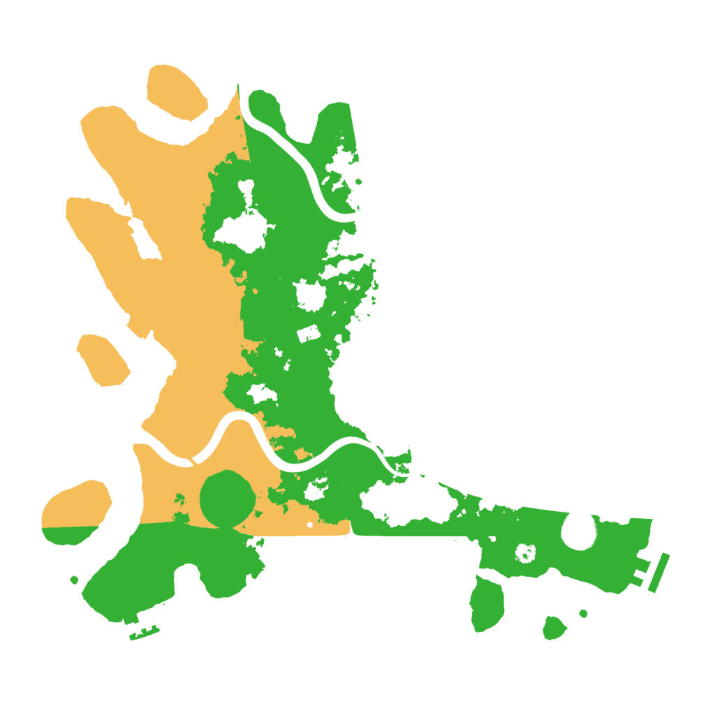 Biome Rust Map: Procedural Map, Size: 3550, Seed: 321380