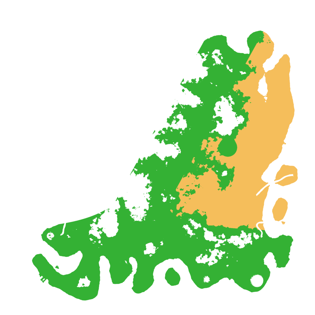 Biome Rust Map: Procedural Map, Size: 4500, Seed: 88595422