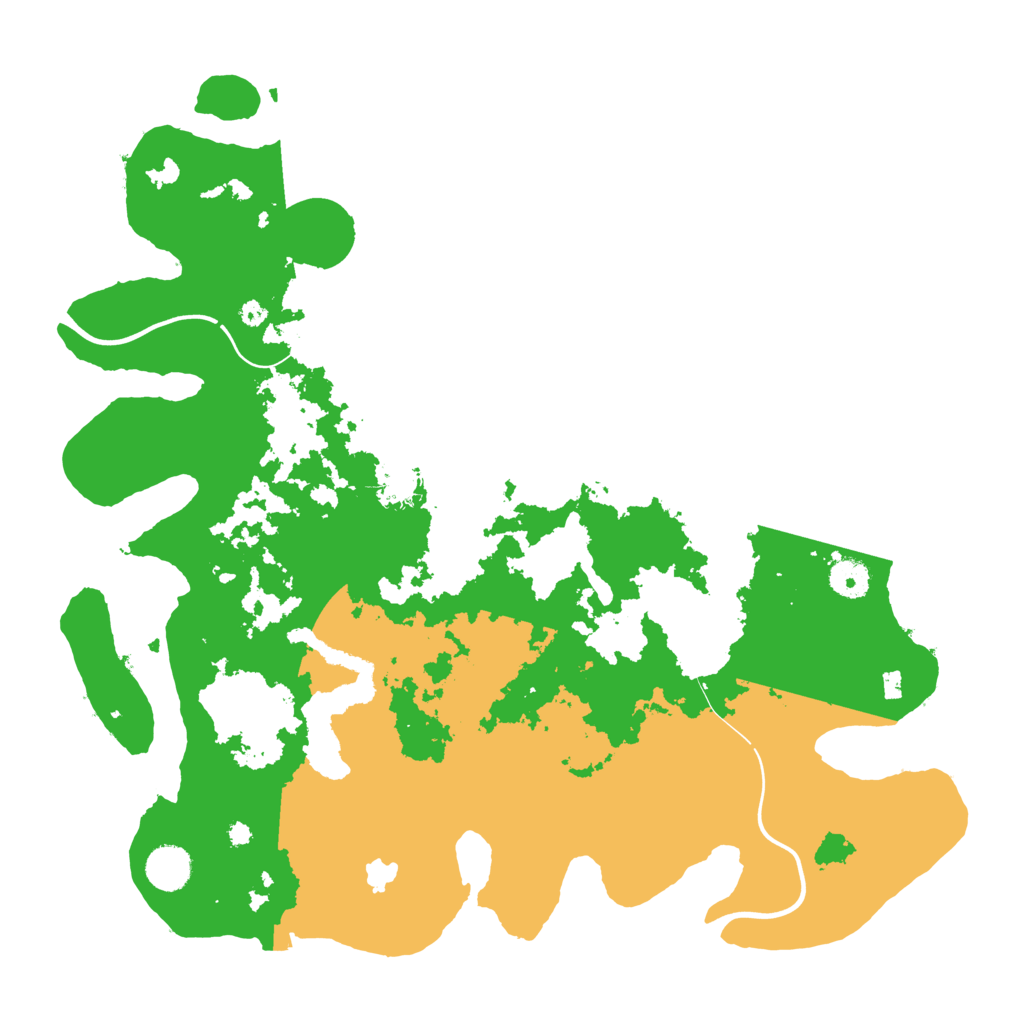 Biome Rust Map: Procedural Map, Size: 4000, Seed: 122