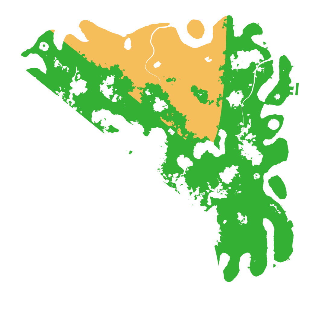 Biome Rust Map: Procedural Map, Size: 5000, Seed: 72193673