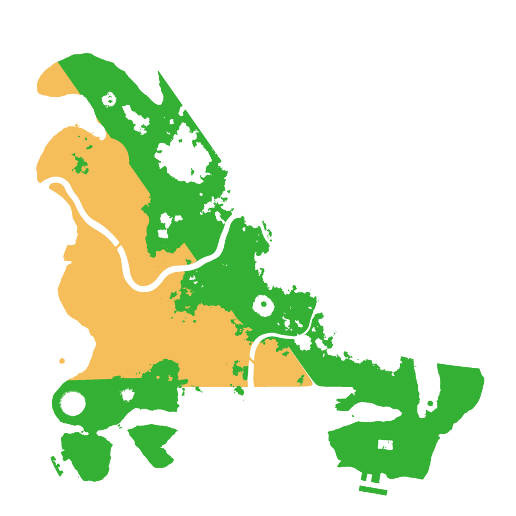 Biome Rust Map: Procedural Map, Size: 3700, Seed: 4223