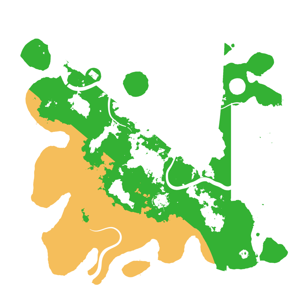 Biome Rust Map: Procedural Map, Size: 3500, Seed: 1954488802